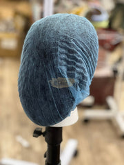 Disposable Non-Woven Bouffant Cap Hair Net - Blue
