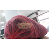 Disposable Non-Woven Bouffant Cap Hair Net - Red