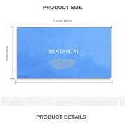 Disposable Non-Woven Folded Sheet 80*180 cm - White