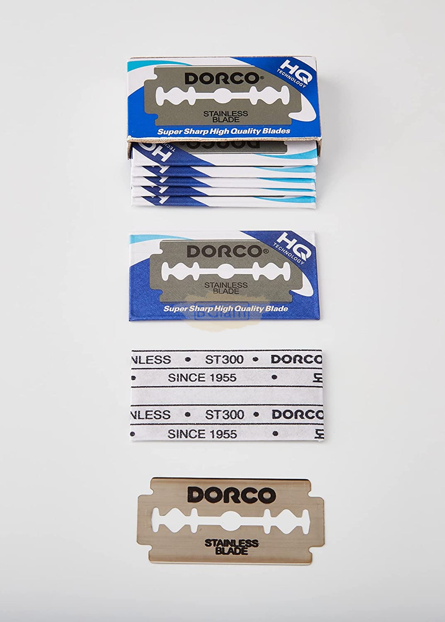 Dorco HQ Stainless Double Edge Razor Blades – BGlam Mauritius