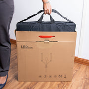 Double Arms Dimmable LED Cosmetic Lamp with Phone Clip & Tripod Floor Lamp