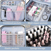 Double Decker Nail Polish Travel Bag (holds 30 bottles) Nail Polish Case