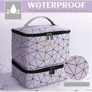 Double Decker Nail Polish Travel Bag (holds 30 bottles) Nail Polish Case