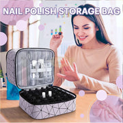 Double Decker Nail Polish Travel Bag (holds 30 bottles) Nail Polish Case