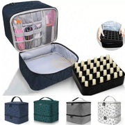 Double Decker Nail Polish Travel Bag (holds 30 bottles) Nail Polish Case
