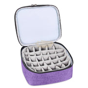 Double Decker Nail Polish Travel Case Organizer M-39 - Fuchsia (30 Slots)