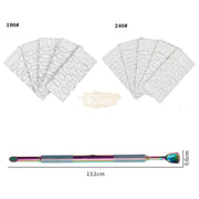 Double-Headed Horseshoe Cuticle Steel Pusher manicure tools