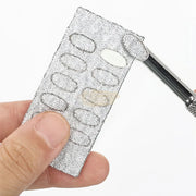 Double-Headed Horseshoe Cuticle Steel Pusher manicure tools