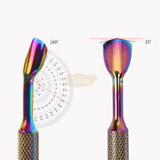 Double-Headed Horseshoe Cuticle Steel Pusher manicure tools