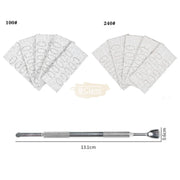 Double-Headed Horseshoe Cuticle Steel Pusher manicure tools