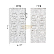 Double-Headed Horseshoe Cuticle Steel Pusher manicure tools