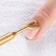 Double-Headed Horseshoe Cuticle Steel Pusher manicure tools