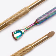 Double-Headed Horseshoe Cuticle Steel Pusher manicure tools