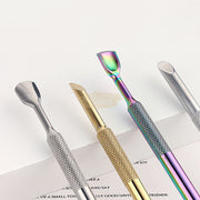 Double-Headed Horseshoe Cuticle Steel Pusher manicure tools