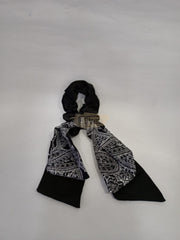 Double Layer Bow Long Tail Scrunchie Design 2 Hair Accessories