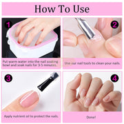 Double Layer Manicure Soaker Bowl Nail Art Tool