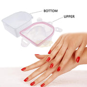 Double Layer Manicure Soaker Bowl Nail Art Tool