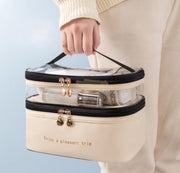 Double-Layer Travel Makeup Bag Makeup Bag