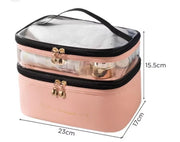 Double-Layer Travel Makeup Bag Makeup Bag