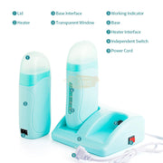 Double Roll-On Wax Heater - Mint Green Wax Heater