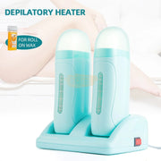 Double Roll-On Wax Heater - Mint Green Wax Heater