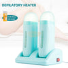Double Roll-On Wax Heater - Mint Green Wax Heater