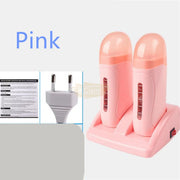 Double Roll-On Wax Heater - Pink Wax Heater