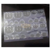 Double-sided Press on Nail Adhesive Tabs Nail Glue Stickers for Toe Nail Tips (Jelly Gel Tape) Press On Glue Tab