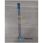Double-Sided Rainbow Cuticle Pusher & Nail Cleaner - 4 manicure tools