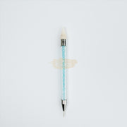 Double-Sided Wax Head Rhinestone Picker & Dotting Pen Aqua Nail Art Tool