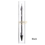 Double-Sided Nail Art Tool - Rhinestone Picker Black