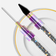 Double-Sided Wax Head Rhinestone Picker & Dotting Pen | Multi-Color Nail Art Tool