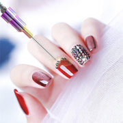 Double-Sided Wax Head Rhinestone Picker & Dotting Pen | Multi-Color Nail Art Tool