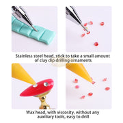 Double-Sided Nail Art Tool - Rhinestone Picker