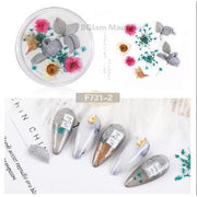 Dried Flowers Nail Deco 2 Nail Art