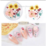 Dried Flowers Nail Deco 4 Nail Art