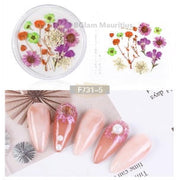 Dried Flowers Nail Deco 5 Nail Art