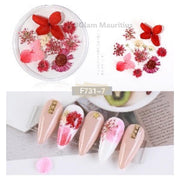 Dried Flowers Nail Deco 7 Nail Art