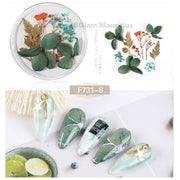 Dried Flowers Nail Deco 8 Nail Art