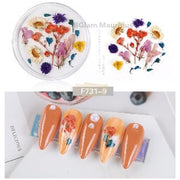 Dried Flowers Nail Deco 9 Nail Art