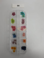 Dried Flowers Nail Deco Set Available in 9 designs 4 Nail Art