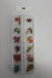 Dried Flowers Nail Deco Set Available in 9 designs 6 Nail Art