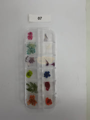 Dried Flowers Nail Deco Set Available in 9 designs 7 Nail Art