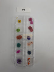 Dried Flowers Nail Deco Set Available in 9 designs 9 Nail Art