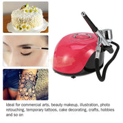 Dual Action Airbrush with Portable Mini Air Compressor Kit Air Brush