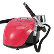 Dual Action Airbrush with Portable Mini Air Compressor Kit Air Brush