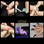 Eagle Claw Curved Stiletto Nail Tips 500 pcs | Clear Nail Tips