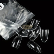 Eagle Claw Curved Stiletto Nail Tips 500 pcs | Clear Nail Tips