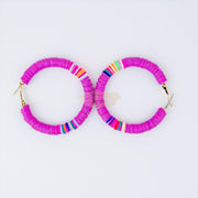 Earrings M-231 - Purple Earrings