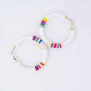 Earrings M-231 - White Earrings